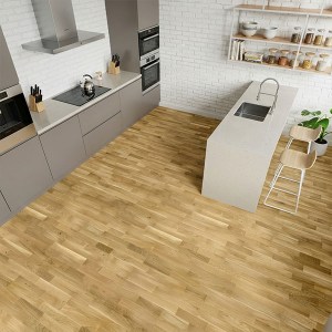 PARQUET PREFINITI - Rovere Naturale Verniciato Opaco - 3 Strip - Naturale -4